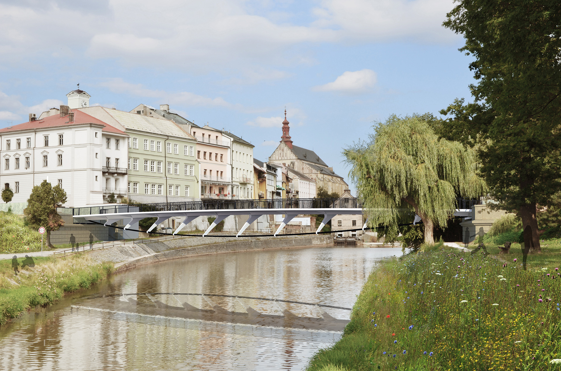 Komenského Most V Jaroměři